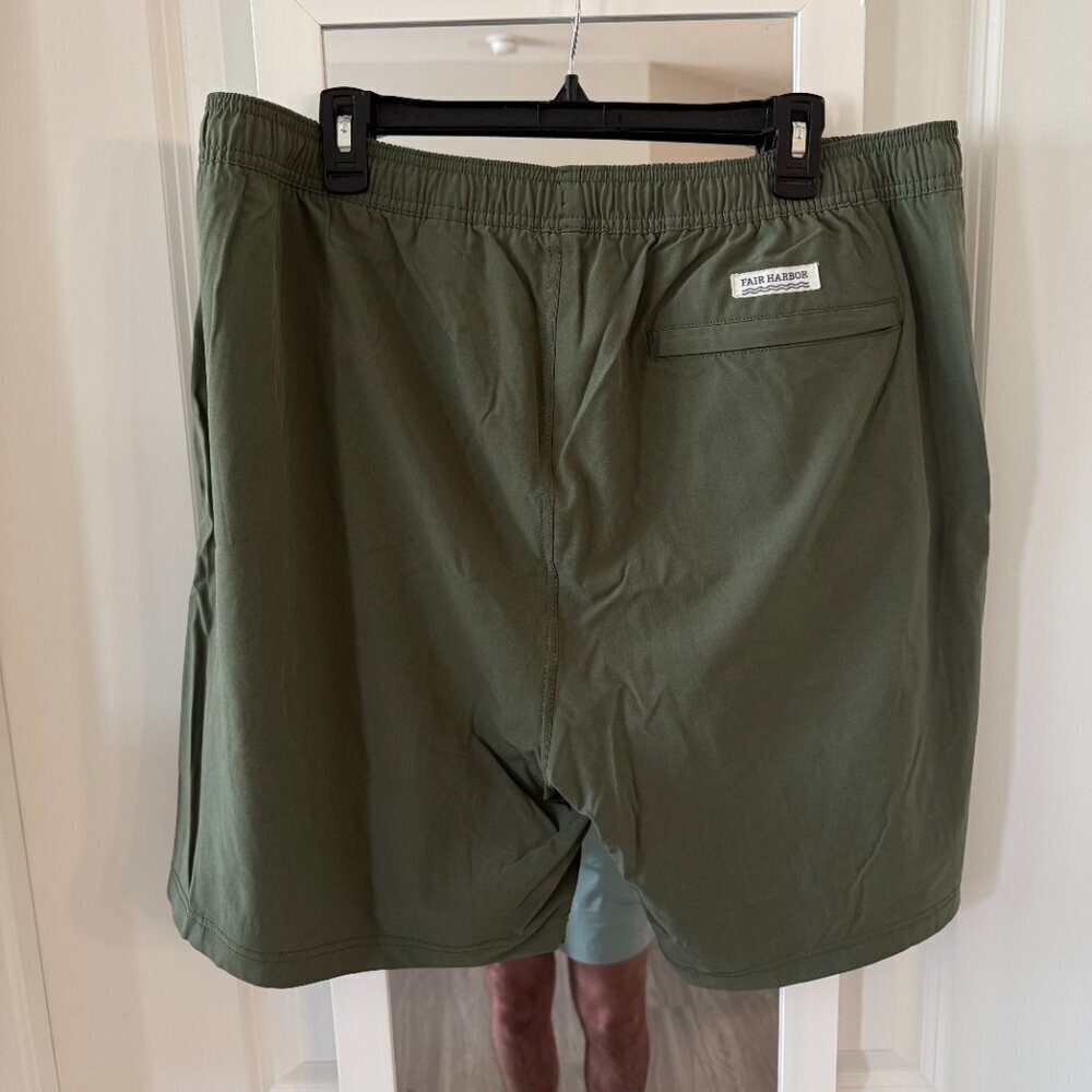 Fair Harbor Green Drawstring Shorts Size Xxxl View 4